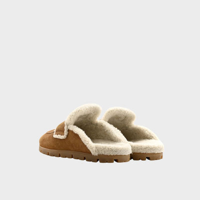 Sleepers Suede An Shearling Mules