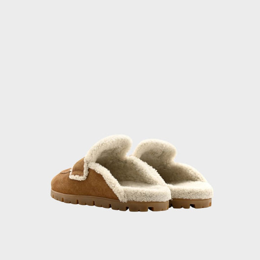 Sleepers Suede An Shearling Mules