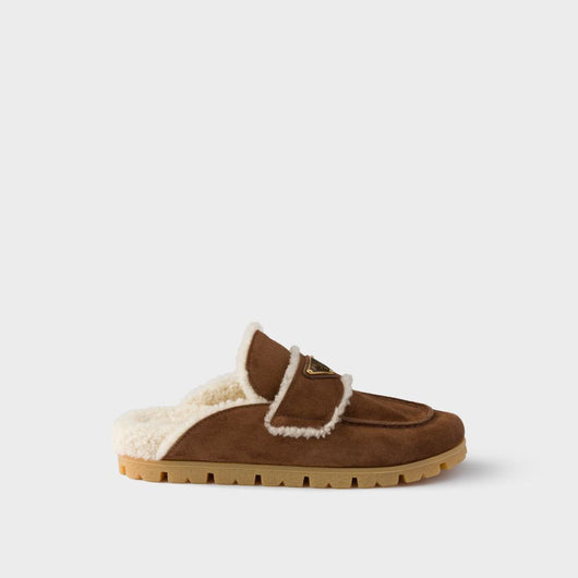 Sleepers Suede An Shearling Mules